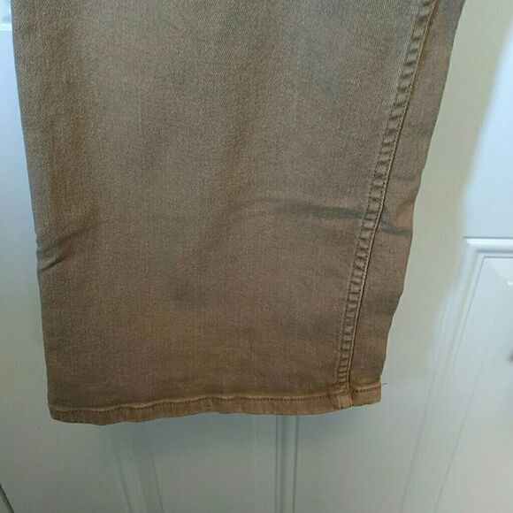 (3/$22) Denim & Company bootcut faded gold jeans - Picture 3 of 5